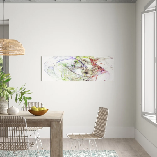 Enigma Panorama Abstract 371 Graphic Art Print on Canvas