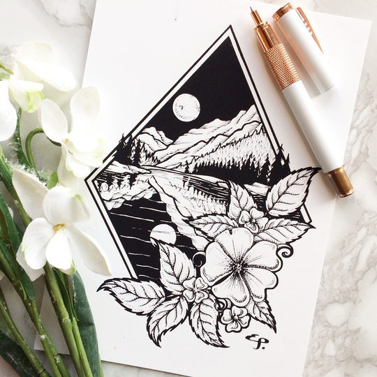 Art Print - "Wild Flowers