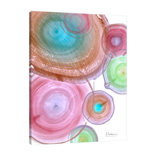 Millennial Tree Ring II - Wrapped Canvas Graphic Art Print
