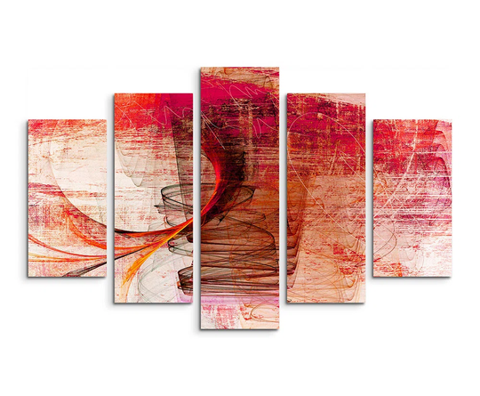Enigma Sculpture Abstract 1369 Graphic Art Print Multi-Piece Image on Canvas