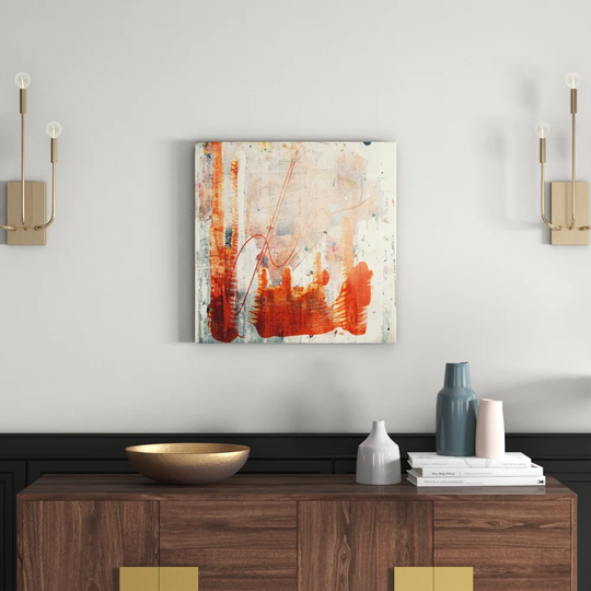 Enigma Abstract 827 Graphic Art Print on Canvas