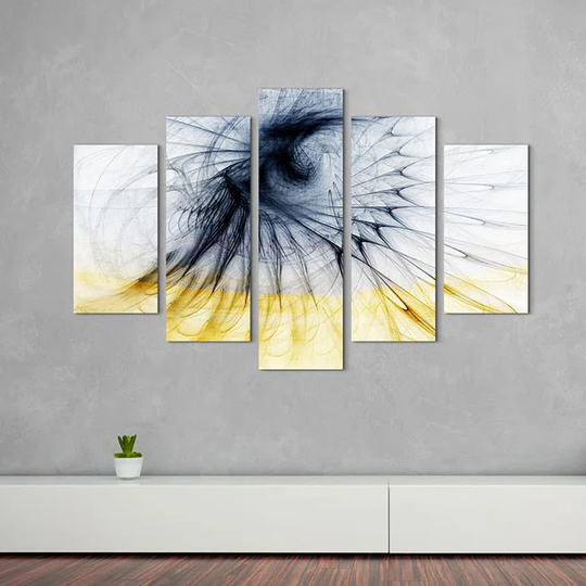 Enigma Abstract 1476 Graphic Art Print Multi-Piece Image on Canvas