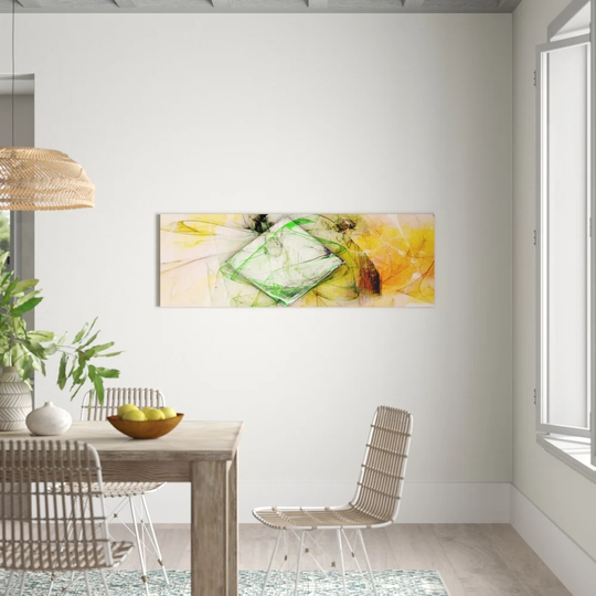 Enigma Panorama Abstract 321 Graphic Art Print on Canvas