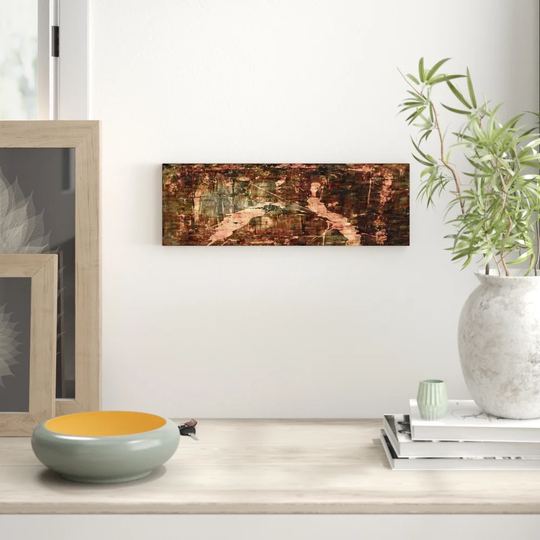 Enigma Panorama Abstract 627 Graphic Art Print on Canvas
