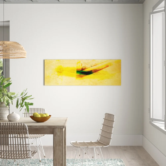 Enigma Panorama Abstract 996 Graphic Art Print on Canvas