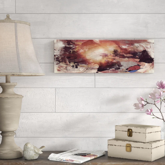 Enigma Panorama Abstract 824 Graphic Art Print on Canvas