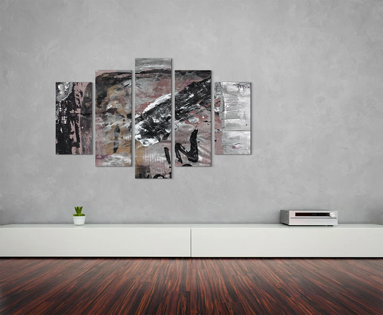 Enigma Abstract 701 Graphic Art Print Multi-Piece Image on Canvas