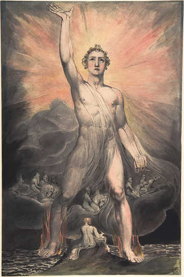 Angel Of The Revelation By William Blake - Ca. 1803-5