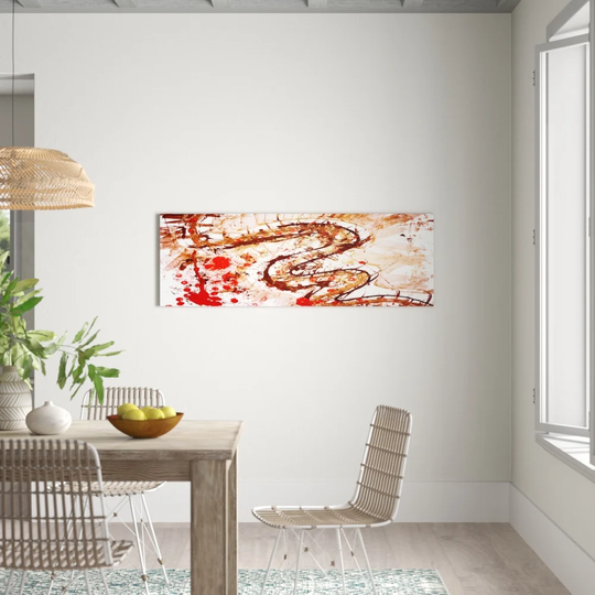Enigma Panorama Abstract 610 Graphic Art Print on Canvas