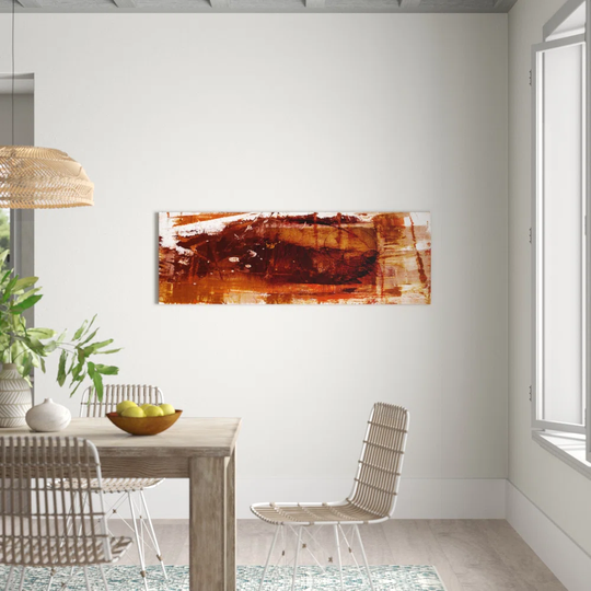 Enigma Panorama Abstract 786 Graphic Art Print on Canvas