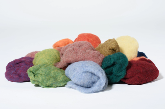 Dyed Felting Wool, Best For Wet Felting, Burebure Slippers Wool Bergschaf Tyrollean