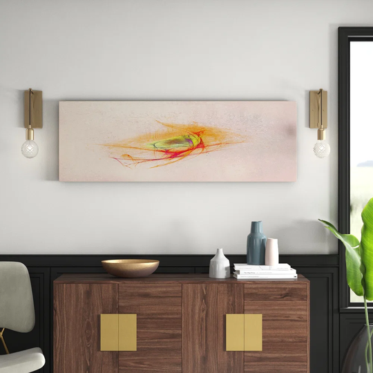Enigma Panorama Abstract 1092 Graphic Art Print on Canvas