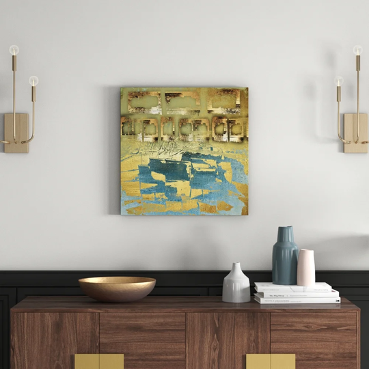 Enigma Abstract 818 Graphic Art Print on Canvas