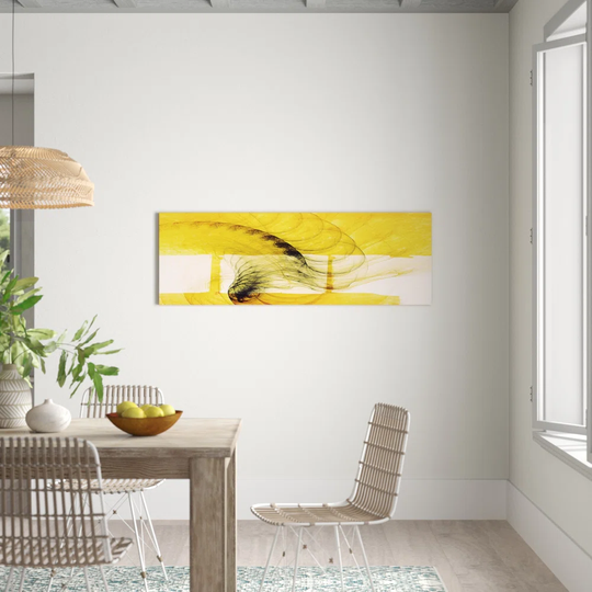 Enigma Panorama Abstract 203 Graphic Art Print on Canvas