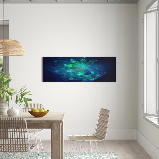 Enigma Panorama Abstract 1005 Graphic Art Print on Canvas