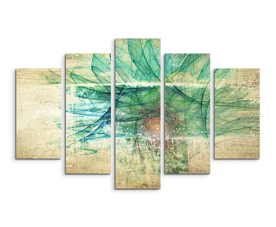 Enigma Sculpture Abstract 1208 Graphic Art Print Multi-Piece Image on Canvas