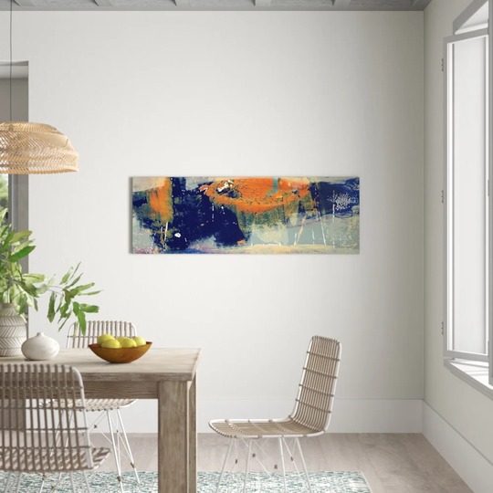 Panorama Abstract 989 Graphic Art Print on Canvas