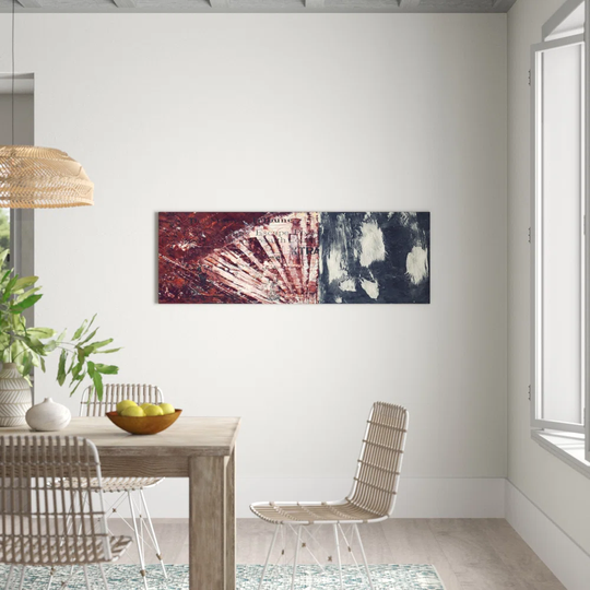 Enigma Panorama Abstract 856 Graphic Art Print on Canvas