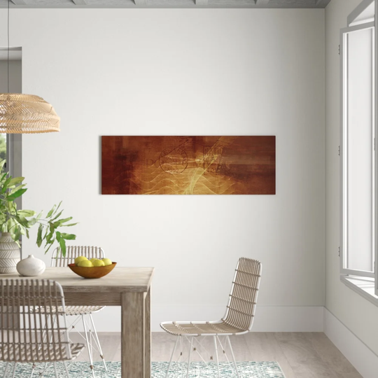 Enigma Panorama Abstract 1039 Graphic Art Print on Canvas