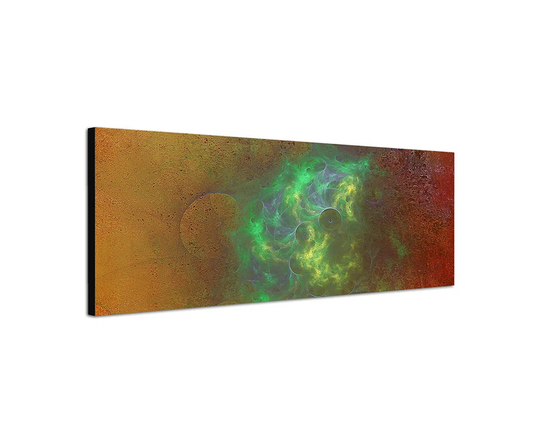 Enigma Panorama Abstract 020 Graphic Art Print on Canvas