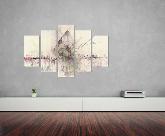 Enigma Sculpture Abstract 1308 Graphic Art Print Multi-Piece Image on Canvas