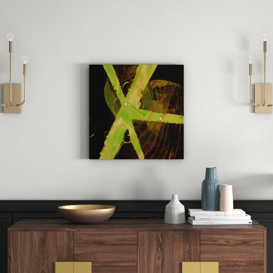 Enigma Abstract 759 Graphic Art Print on Canvas