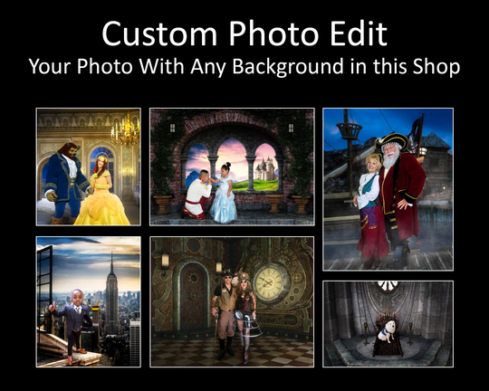 Custom Photo Edit, Replace Background, Personalised Art, Cosplay Editing, Photoshop Service, Fantasy Portrait Backgrounds