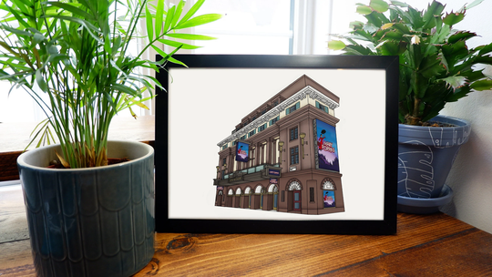 Mary Poppins The Musical West End Digital Art Print A4 A5 Prince Edward Theatre London