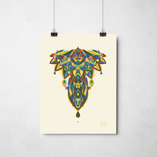 Parrot On A Enhanced Matte Paper Poster