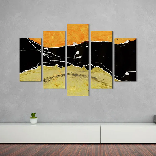 Enigma Abstract 655 Graphic Art Print Multi-Piece Image on Canvas