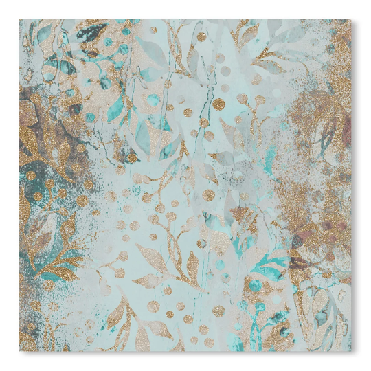 Pattern Wc Pastel Glitter Square - Graphic Art Print