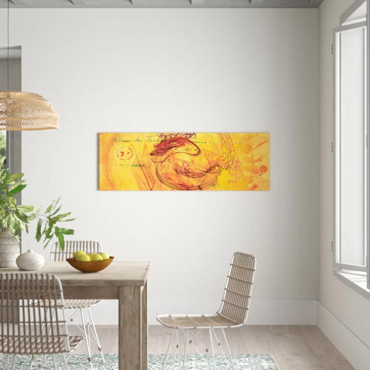 Enigma Panorama Abstract 104 Graphic Art Print on Canvas