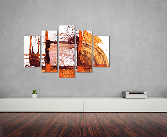 Enigma Abstract 674 Graphic Art Print Multi-Piece Image on Canvas
