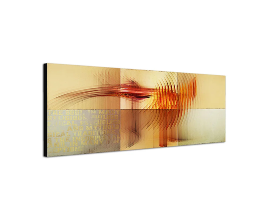 Enigma Panorama Abstract 063 Graphic Art Print on Canvas