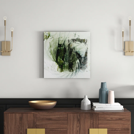 Enigma Abstract 1253 Graphic Art Print on Canvas
