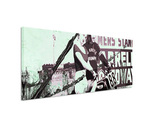 Enigma Panorama Abstract 512 Graphic Art Print on Canvas