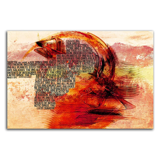 Enigma 281 Abstract Graphic Art Print on Canvas