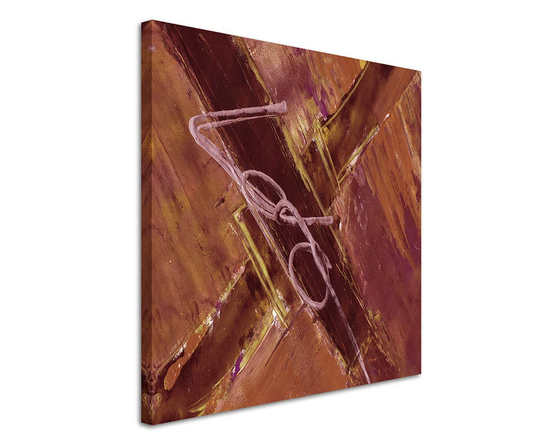 Enigma Abstract 572 Graphic Art Print on Canvas