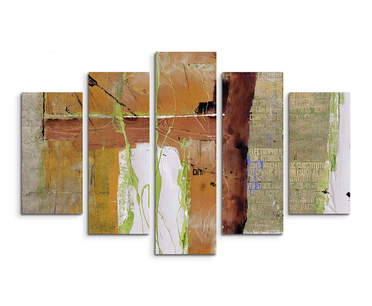 Enigma Abstract 597 Graphic Art Print Multi-Piece Image on Canvas