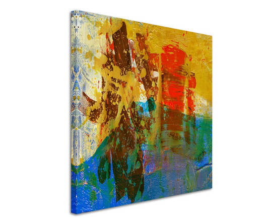 Enigma Abstract 541 Graphic Art Print on Canvas
