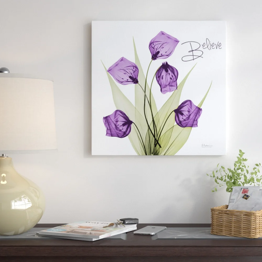 Believe Sandersonia_H34 - Wrapped Canvas Graphic Art Print