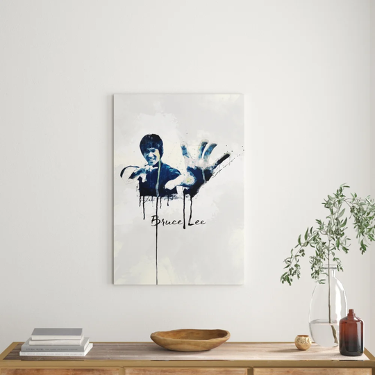 Enigma Bruce Lee Graphic Art Print on Canvas