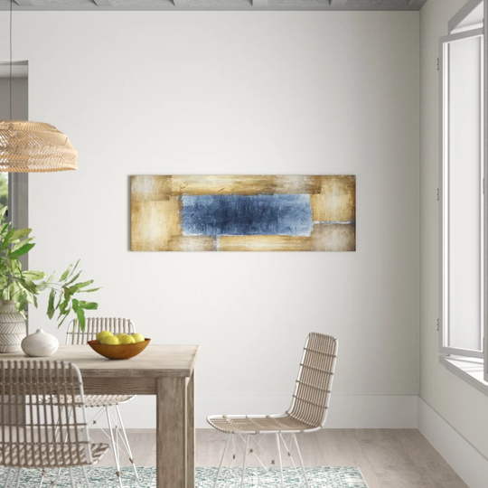 Enigma Panorama Abstract 781 Graphic Art Print on Canvas