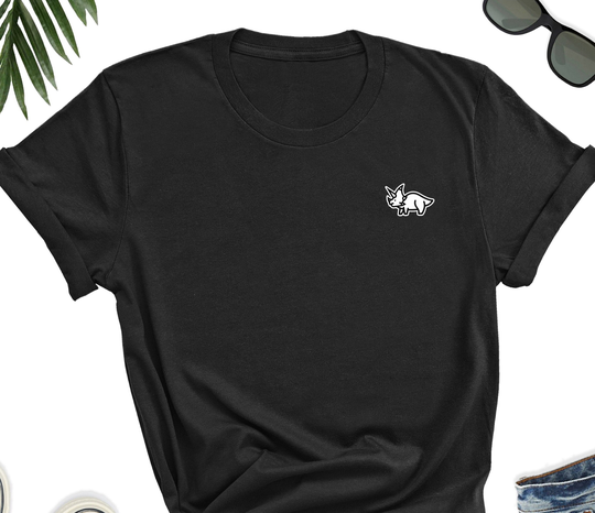Triceratops Shirt, Icon Tee, Dinosaur Lover, T-Shirt, Unisex Shirt