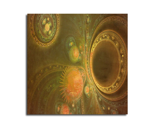 Enigma Abstract 485 Graphic Art Print on Canvas
