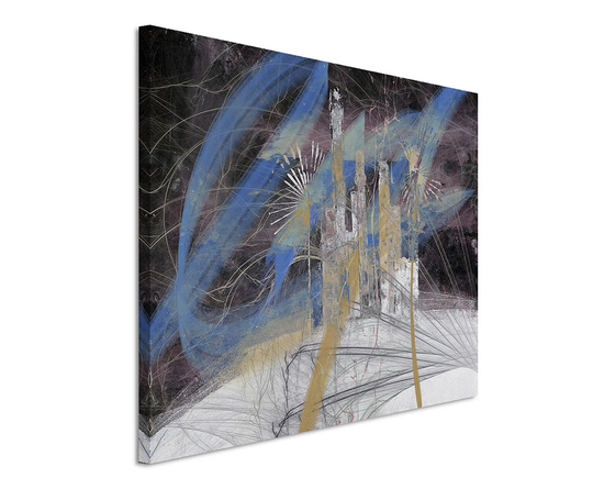 Enigma Abstract 1452 Graphic Art Print on Canvas
