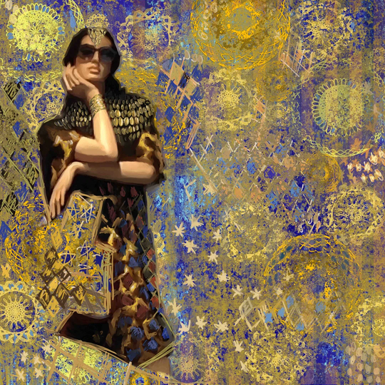Bronze-Model by Rick Novak - Wrapped Canvas Graphic Art Print