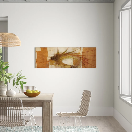 Enigma Panorama Abstract 1004 Graphic Art Print on Canvas