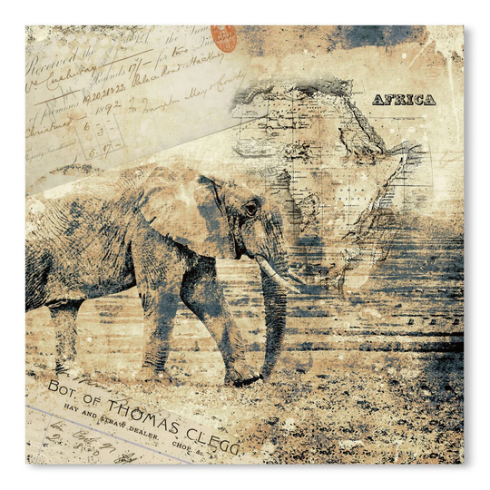 Elephant 3 by Lebens Art - Graphic Art Print