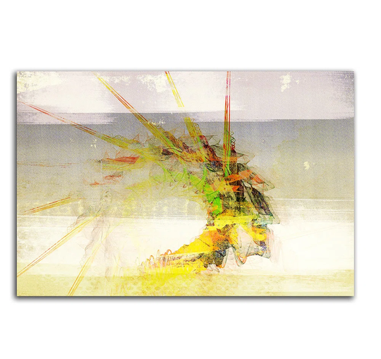 Enigma Abstract 302 Graphic Art Print on Canvas